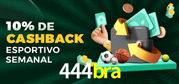 10% de bônus de cashback na 444bra